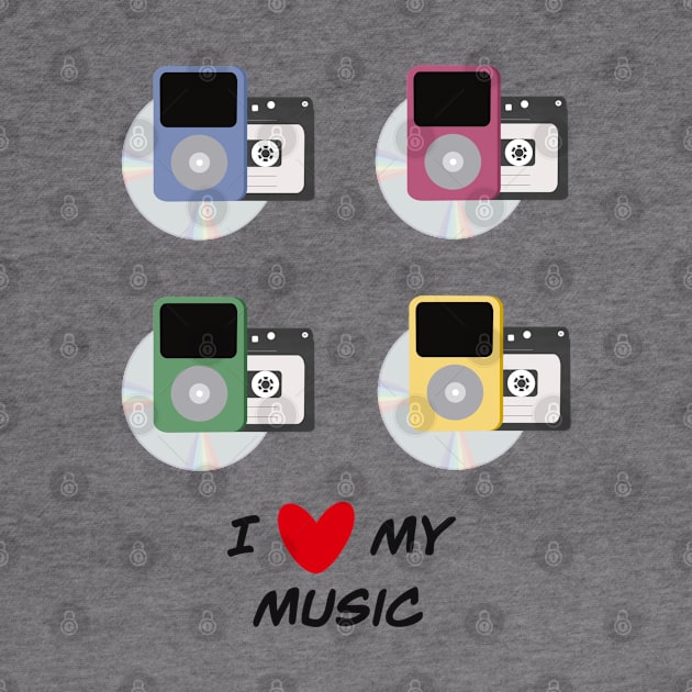 I Love My Music by Alliart